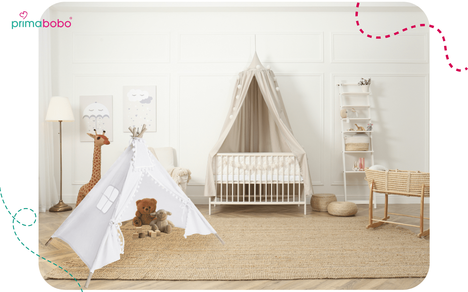 barierka ochronna do łóżka VELVO Primabobo