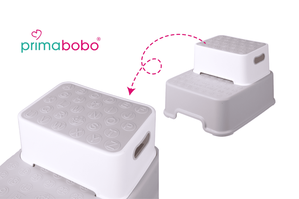 podnóżek dziecięcy, podest antypoślizgowy primabobo