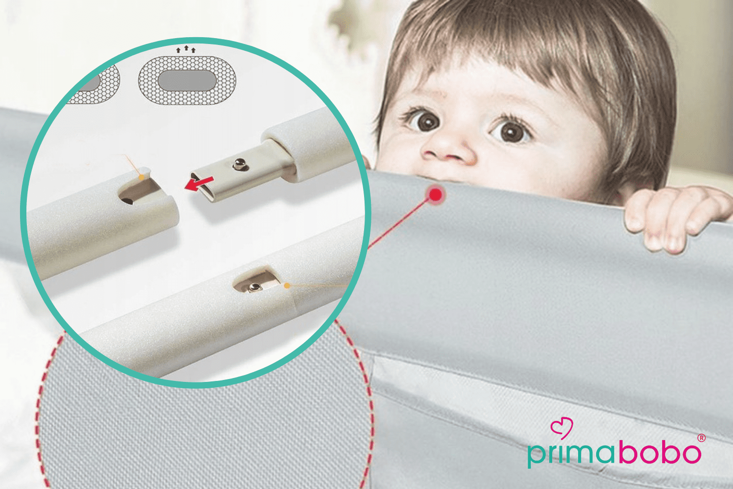 Barierka do łóżka Primabobo, barierka ochronna dla dziecka, barierka do łóżka 200 cm, barierka dla osób starszych, barierka do łóżka dla dorosłych, barierka do łóżka 180 cm, barierka do łóżka 160 cm, barierka do łóżka 150 cm, barierka do łóżka 140 cm, barierka do łóżka 120 cm, barierka do łóżka 90 cm, barierka do łóżka opuszczana