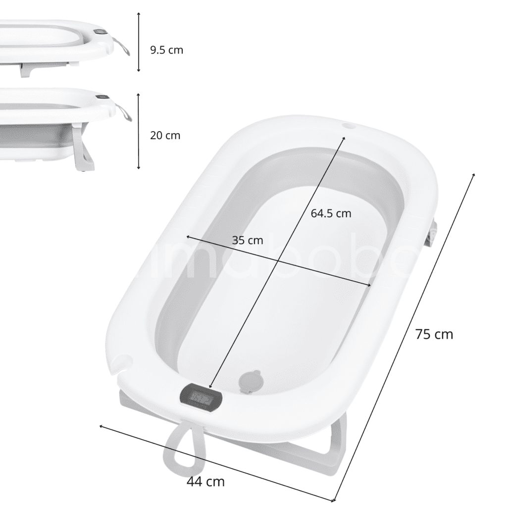 wanienka składana MILO ze stojakiem, wanienka dla dziecka primabobo