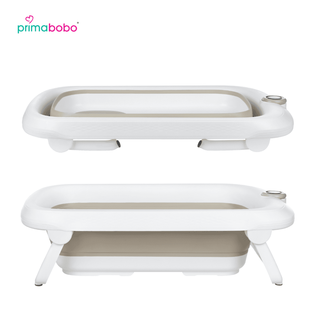 wanienka składana LUX primabobo z termometrem beżowa