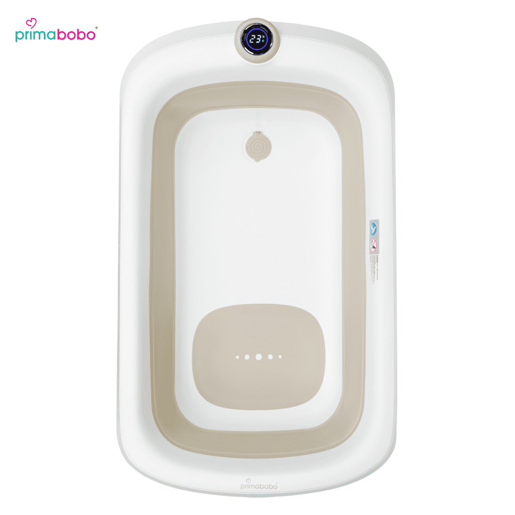 wanienka składana LUX primabobo z termometrem beżowa