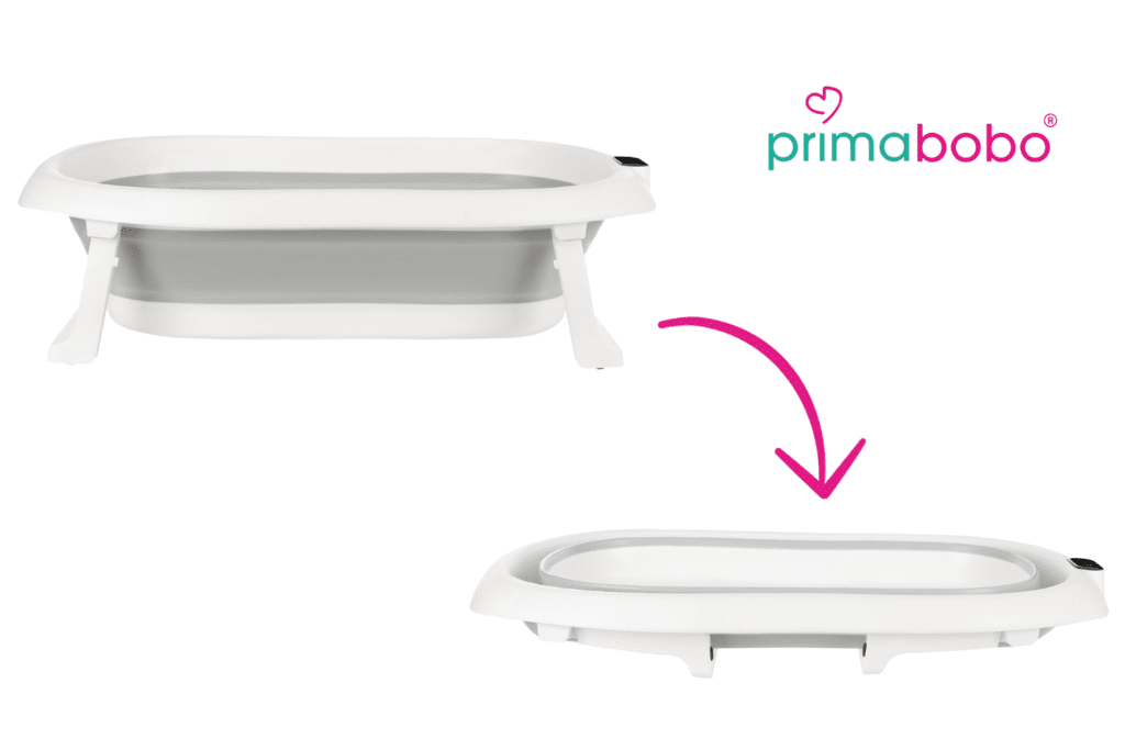 wanienka składana z fotelikiem i termometrem primabobo premium