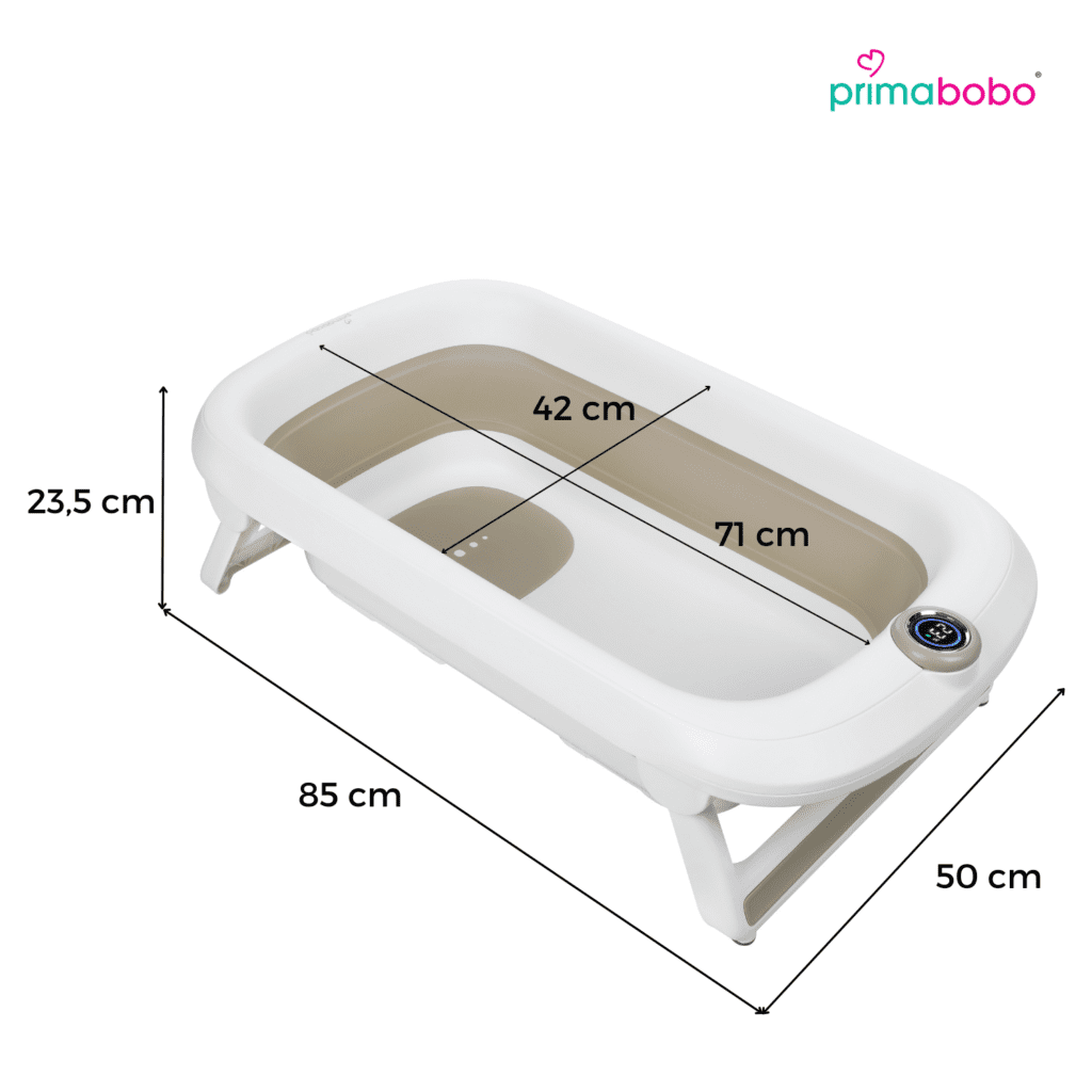 wanienka składana lux primabobo z termometrem