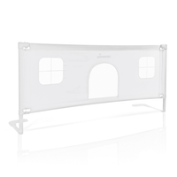 Barre de lit VELVO 200 cm+ avec entrée, sécurité enfant - blanc