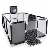 Lit bébé Primabobo avec panier, bassin sec 180x120cm- gris