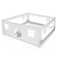 4x Barre de lit VELVO - 2 x 200 + 2 x 180 cm, lit bébé