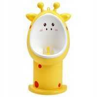 Toilette Girafe, pot réglable pour garçon - jaune