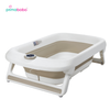 Baignoire bébé pliante LUX 6013 avec thermomètre, baignoire en silicone - beige