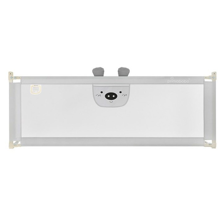 Barrière de lit Bear 90 cm, sécurité enfant, GRIS