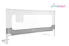 Barrière de lit VELVO 160 cm, sécurité enfant - gris