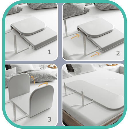 SMART rampe de lit 120 cm- pliable, voyage- gris