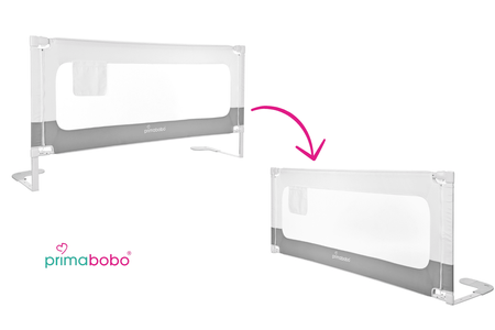 VELVO barrières de lit 200 cm, sécurité enfant - gris