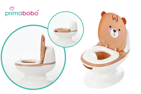Pot interactif Teddy Bear, pot pour bébé avec chasse d'eau