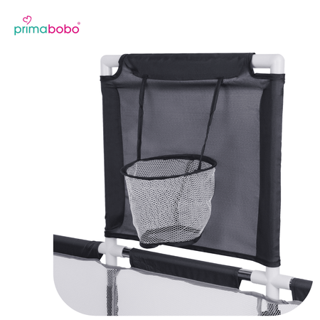 Lit bébé Primabobo avec panier, bassin sec 180x120cm- gris