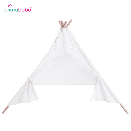 TIPI tente pour enfants 110x110 cm blanc