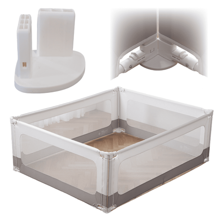 Kit pour créer un parc avec des barrières VELVO - connecteurs | Créer un parc