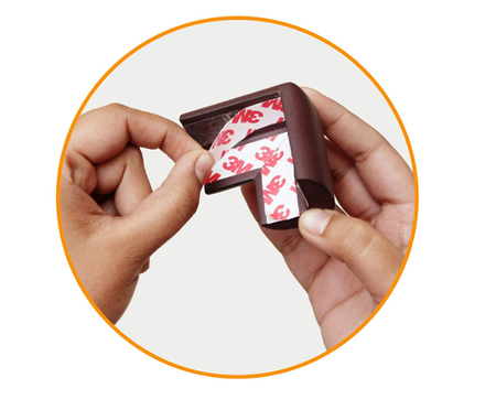 Mousse de protection pour coins et bords de meubles - 4m, protection enfant - gris