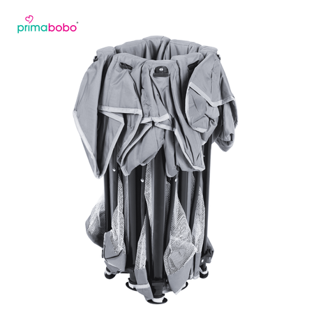 Primabobo parc pliant pour bébé, bassin sec 120x120cm- gris