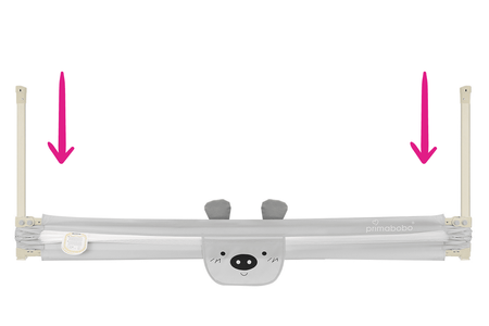 Barre de lit Bear 160 cm, sécurité enfant