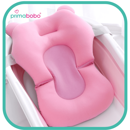 Coussin de bain pour bébé, doublure de baignoire, lit de jour - rose