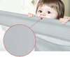 Barrière de sécurité pour lit Bear 180 cm, Barrière de sécurité pour bébé, GRIS