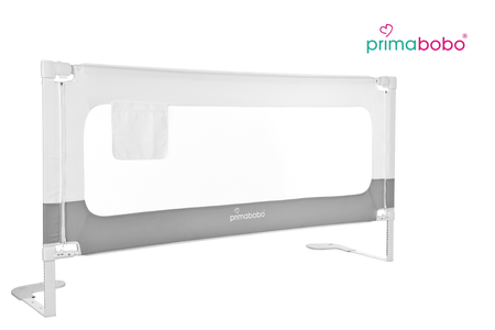 VELVO barrières de lit 140 cm, sécurité enfant - gris