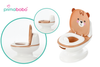 Pot interactif Teddy Bear, pot pour bébé avec chasse d'eau