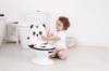 Pot interactif PANDA, pot pour bébé avec réservoir de chasse d'eau