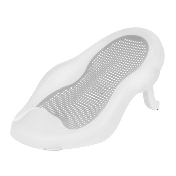 Siège de bain, canapé pliant en silicone, ergonomique - gris