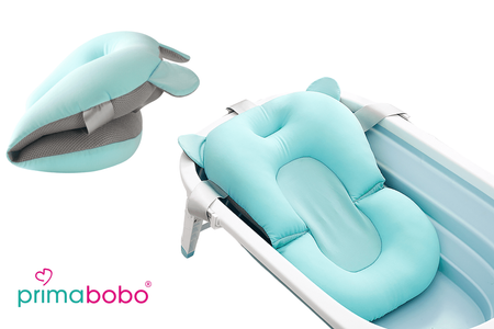 Coussin de bain pour bébé, doublure de baignoire, lit de jour - bleu