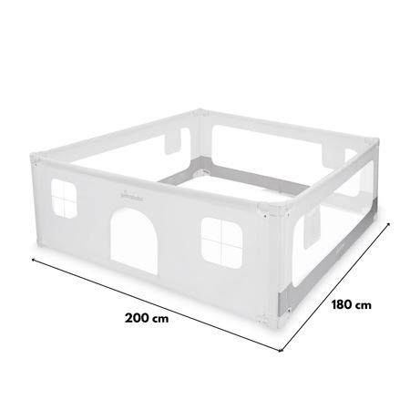 4x Barre de lit VELVO - 2 x 200 + 2 x 180 cm, lit bébé