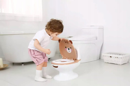 Pot interactif Teddy Bear, pot pour bébé avec chasse d'eau