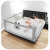 Barrière de sécurité pour lit Bear 200 cm, Barrière de sécurité pour bébé, GRIS