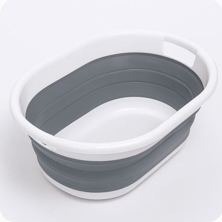 Bol pliant 59x34cm, panier à linge en silicone, touristique