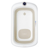 Baignoire bébé pliante LUX 6013 avec thermomètre, baignoire en silicone - beige