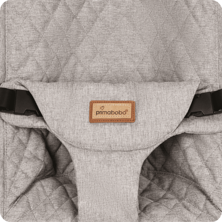 Fauteuil à bascule LEO avec bandeau, beige gris