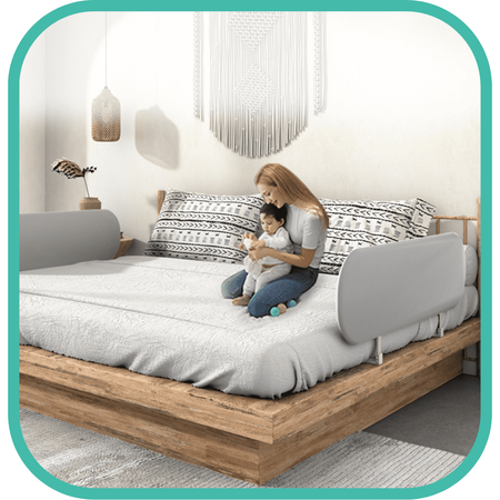 SMART rampe de lit 120 cm- pliable, voyage- gris