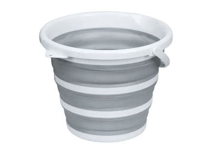 Bol pliant en silicone 32cm, seau avec poignée