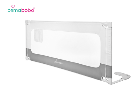 Barrière de lit VELVO 160 cm, sécurité enfant - gris