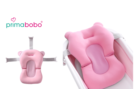 Coussin de bain pour bébé, doublure de baignoire, lit de jour - rose