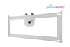 Barrière de lit Bear 90 cm, sécurité enfant, GRIS