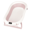 Baignoire bébé pliante PREMIUM avec thermomètre et coussin, baignoire en silicone - rose