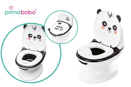 Pot interactif PANDA, pot pour bébé avec réservoir de chasse d'eau