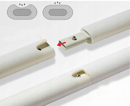 Barrière de sécurité pour lit Bear 180 cm, Barrière de sécurité pour bébé, GRIS