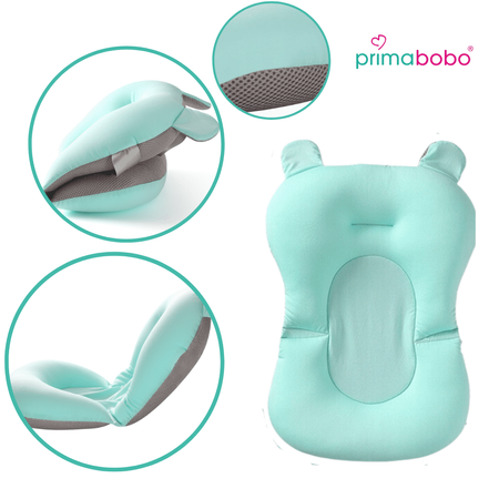 Coussin de bain pour bébé, doublure de baignoire, lit de jour - bleu