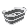 Cuvette pliante 60x39cm avec vidange, panier à linge en silicone, touring