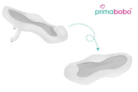 Siège de bain, canapé pliant en silicone, ergonomique - gris