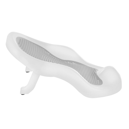 Siège de bain, canapé pliant en silicone, ergonomique - gris