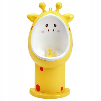 Toilette Girafe, pot réglable pour garçon - jaune